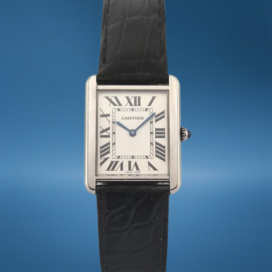 Cartier 3169 Tank Solo Large 27mm 2010 WxO