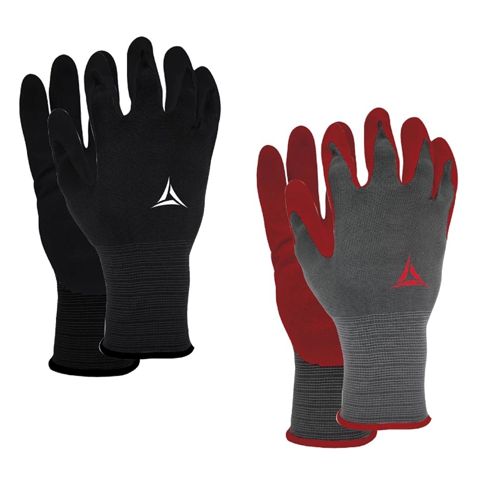 HAND CREW 14pk Foam Latex Gloves, Large.