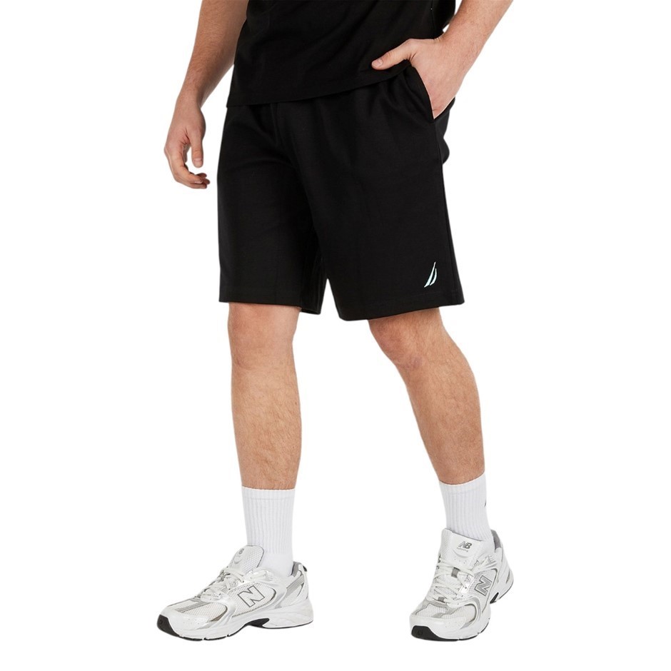 NAUTICA Men's Tech Interlock Shorts, Size 2XL, True Black (0TB), KS0225. B
