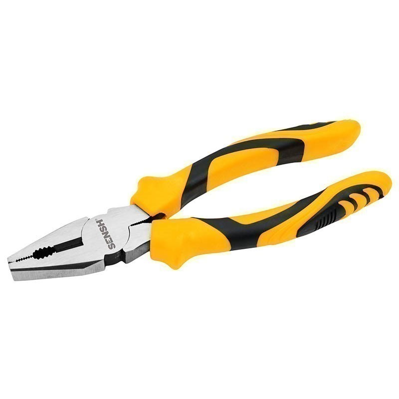 3 x SENSH 200mm Combination Pliers with Ergo Grip Handle.