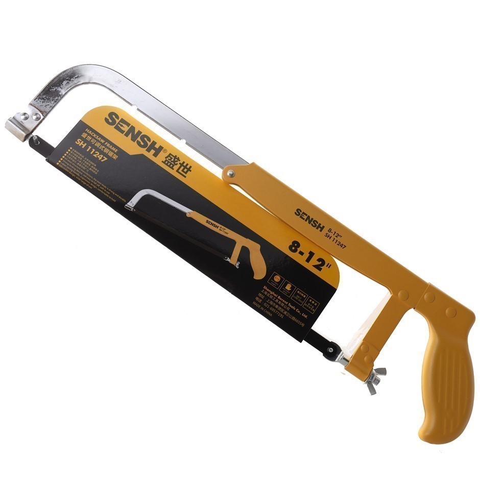 3 x SENSH Adjustable Metal Frame Hacksaws 300mm.