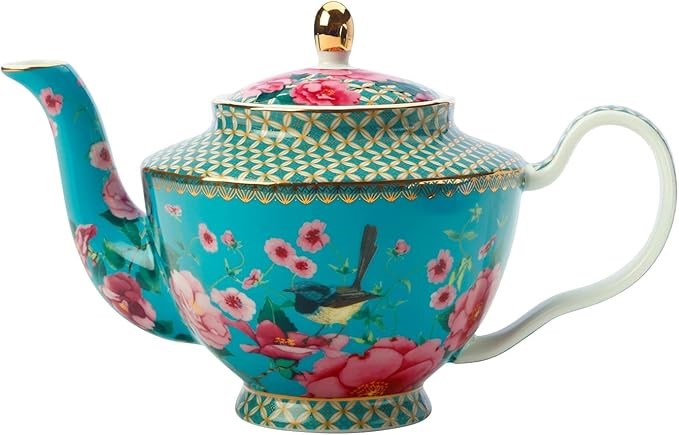 Maxwell and Williams Teas and C's Silk Road Teapot With Infuser 500ML Aqua