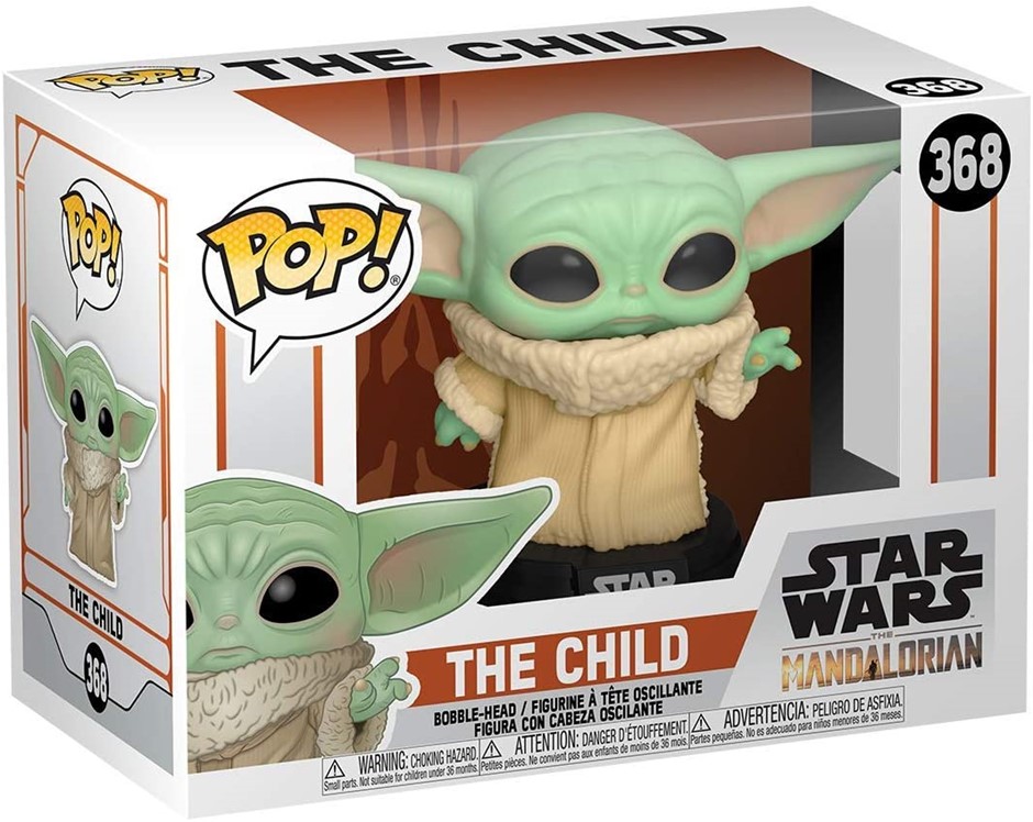 Funko FUN48740 Star Wars: Mandalorian - The Child Pop! NB: minor marks.