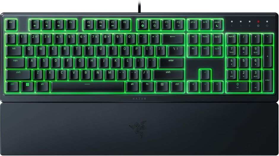 RAZER Ornata V3 X - Low Profile Ergonomic Gaming Keyboard (US Layout) - Bla