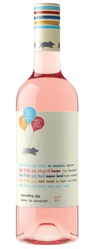 Squealing Pig Lower in Alcohol Rosé (6x 750mL). Current Vintage Release.