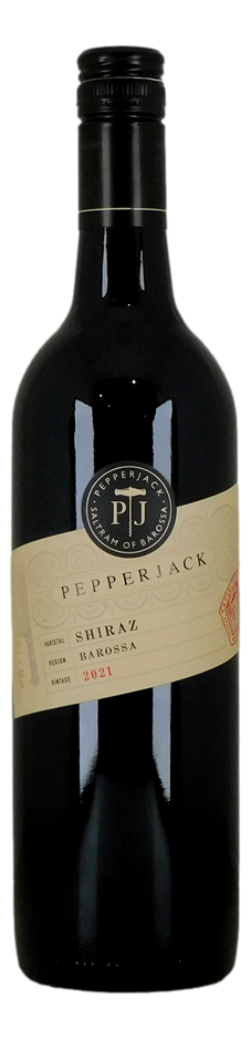Pepperjack Shiraz 2021 (6x 750mL), SA.n