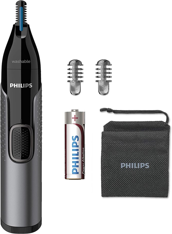 PHILIPS Series 3000 Ear, Eyebrow & Nose Trimmer with 2 Eyebrow Combs & Pouc