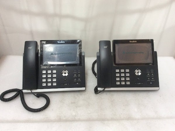 Yealink SIP-T48S Ultra-Elegant Gigabit IP Phone (Lot of 2)