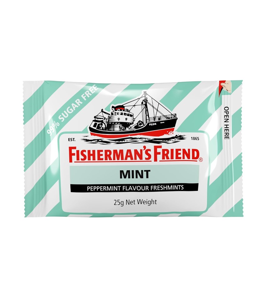 35 x FISHERMAN'S FRIEND Sugar Free Peppermint Freshmints, 25g.