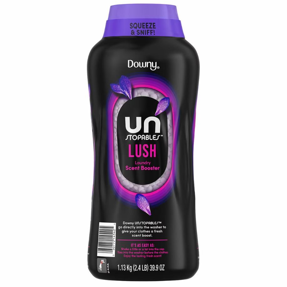 DOWNY Unstopables Laundry In-Wash Scent Booster, Lush, 1.13kg. N.B: Dented/