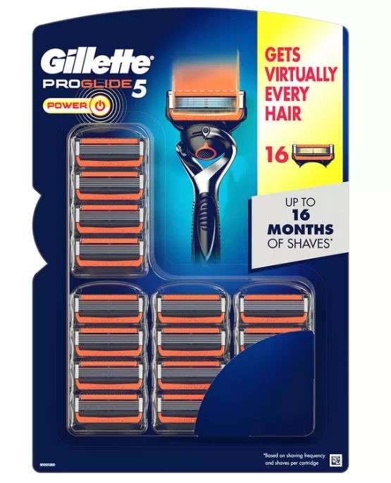 GILETTE ProGlide Power FlexBall Razor Blades 16 Cartridges Refills. NB: Dam