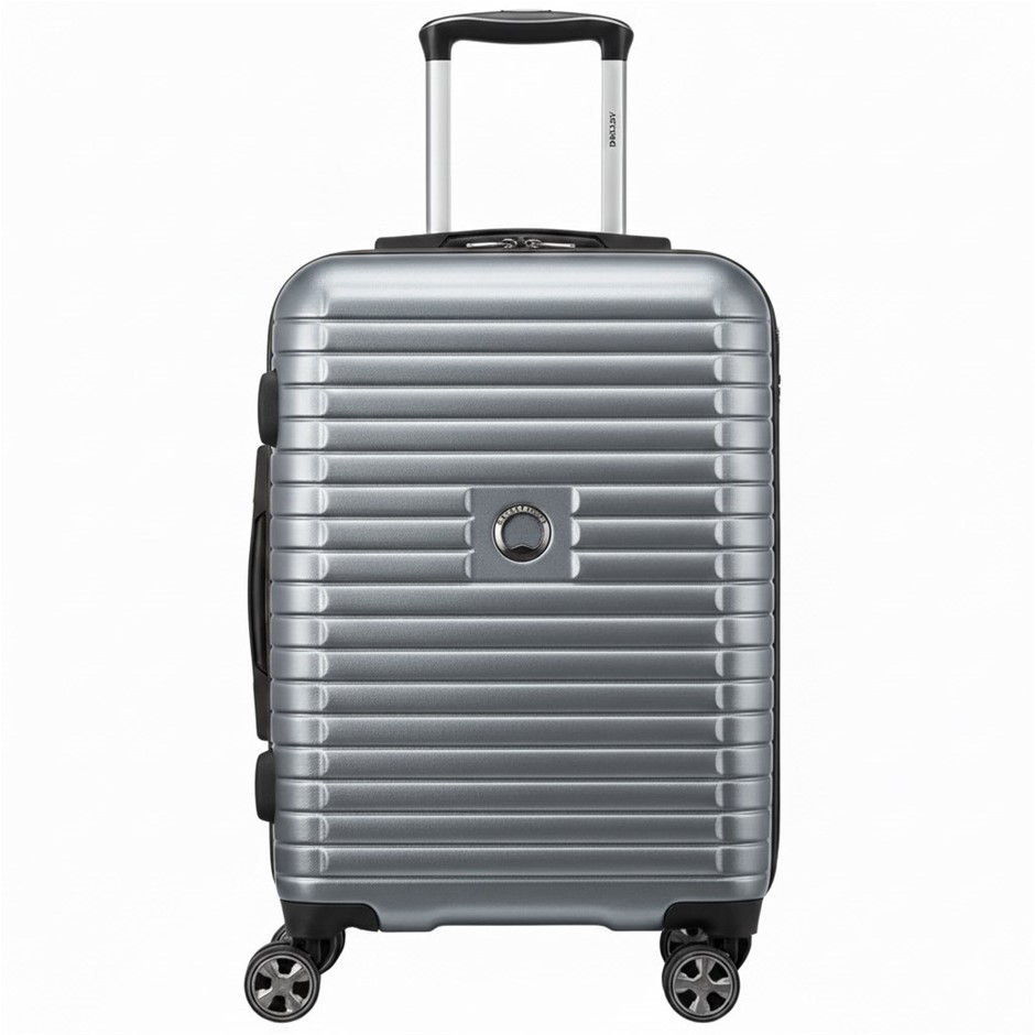 DELSEY Paris Carry-on Luggage Case, Platinum, Small: 55cm. NB: Minor use.