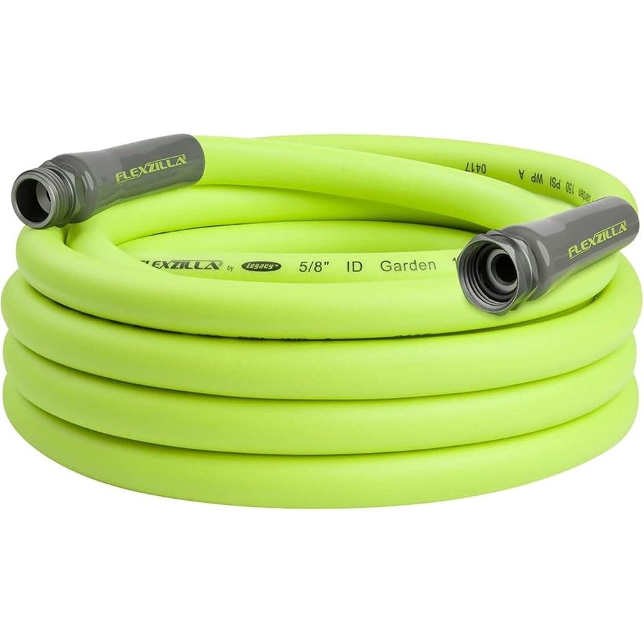 FLEXZILLA Garden Hose, 5/8" x 25ft, Drinking Water Safe, ZillaGreen-HFZG525