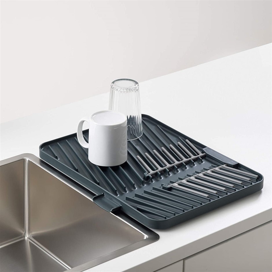 JOSEPH JOSEPH Flip-Up Draining Board Cleaning & Organisation, Plastic, 40 x