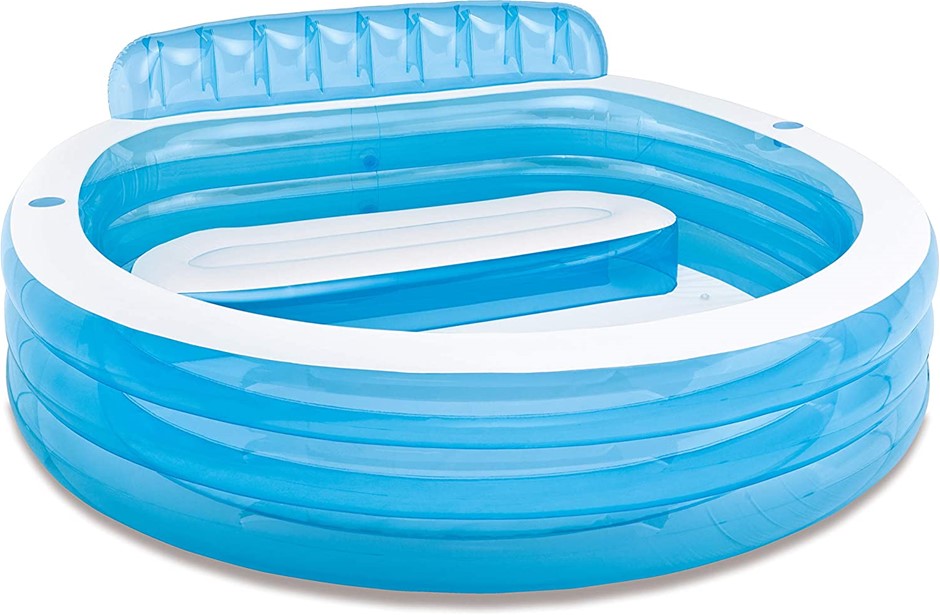 INTEX Family Lounge Pool, 224cm x 216cm x 76cm, 57190NP. NB: Opened box
