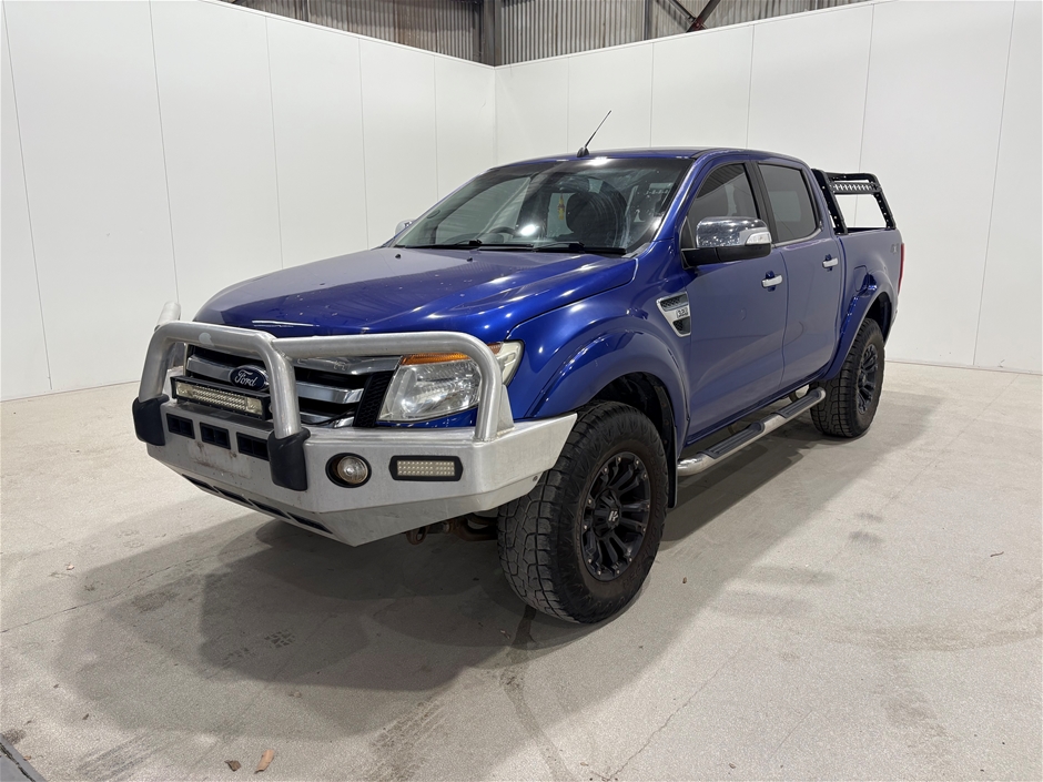 2013 Ford Ranger XLT 4X4 PX Turbo Diesel Manual Dual Cab