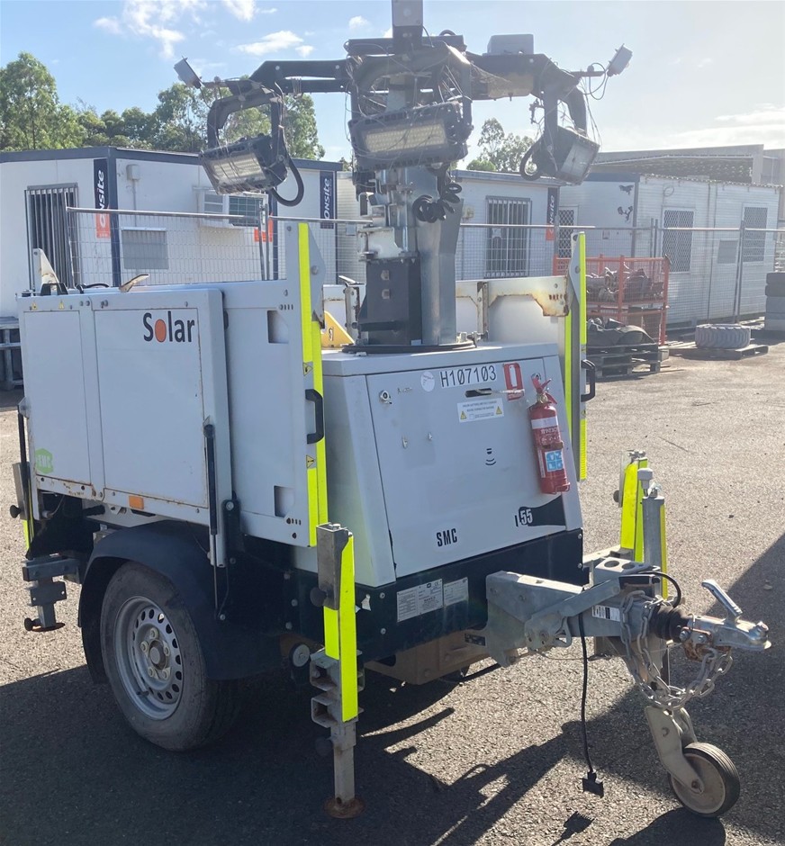 2018 SMC TL55 Lighting Tower - 240w - LED Solar - Forest Lake