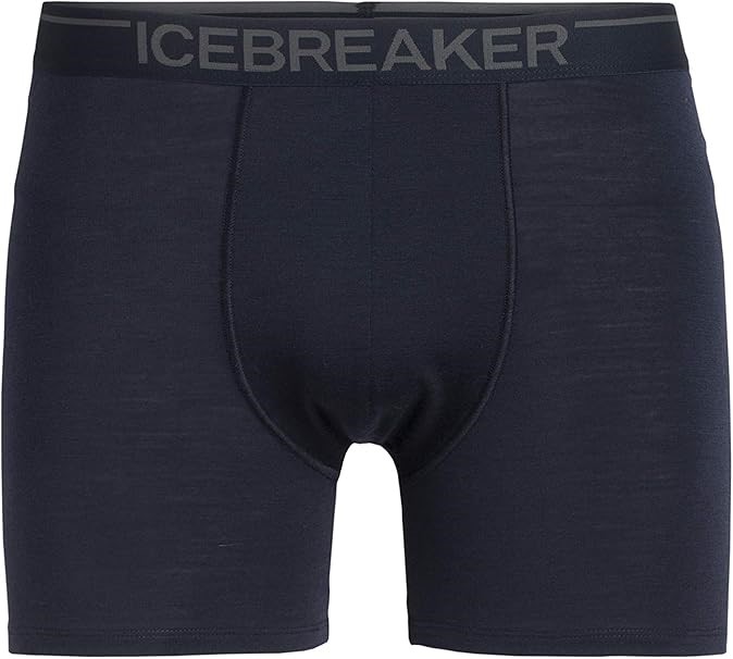 ICEBREAKER Men's Anatomica Merino Boxer, Size 2XL, Midnight Navy. Buyers N