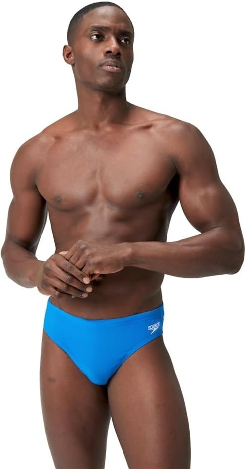 SPEEDO Men's Endurance + 7cm Swim Brief, Size AU10, Bondi Blue, 8-13449A369
