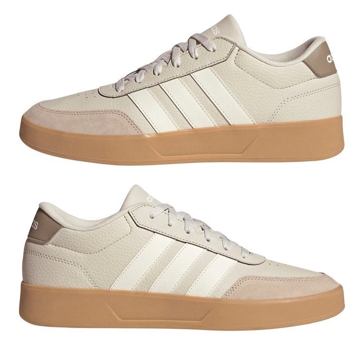 ADIDAS Men's Breaknet 3.0 Shoes, Size US8, Grey/Beige, JR3557. Buyers Note