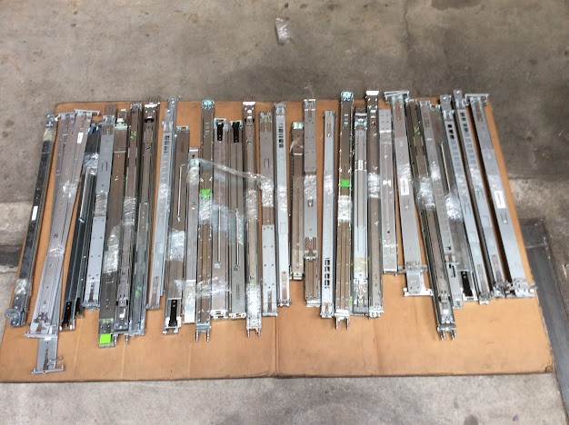 Mix Brand and Model Server Rack Rail Kits (Lot of 30)
