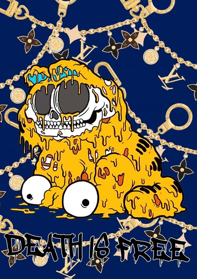 Death NYC Ltd Ed. Signed Graffiti Pop Art Print