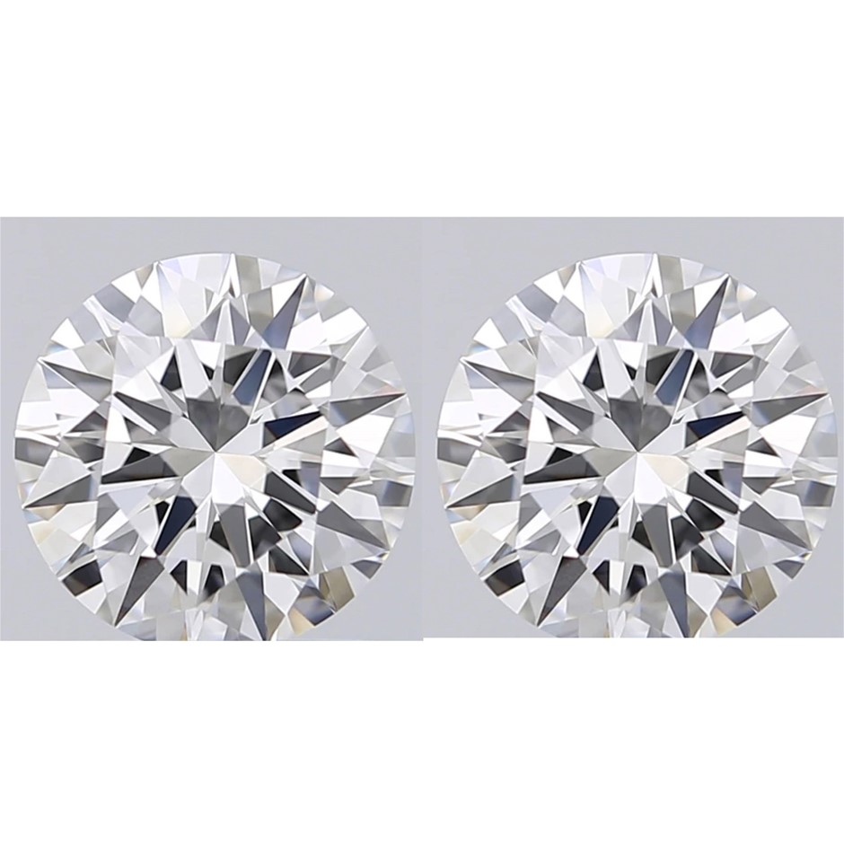 0.050ct (2pcs) natural Diamond G VS