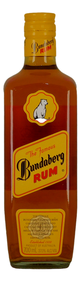 Bundaberg Rum 2 Bear, Label 3 (1x 700mL), QLD.