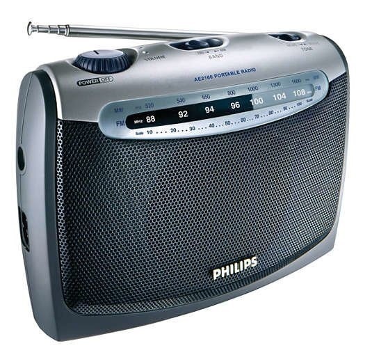 PHILIPS AM/FM Portable Radio AE2160. NB: Minor Use.
