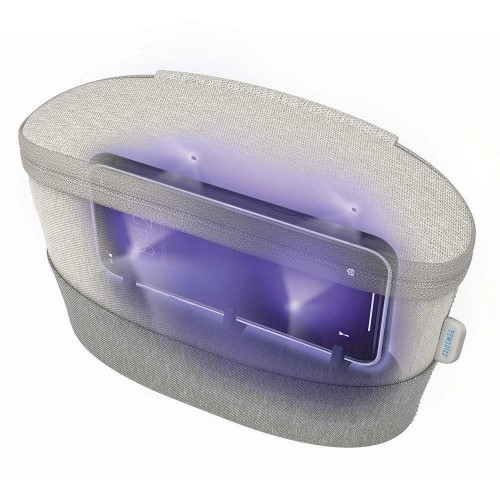 3 x HOMEDICS UV LED-C Sanitiser Bag, Grey.