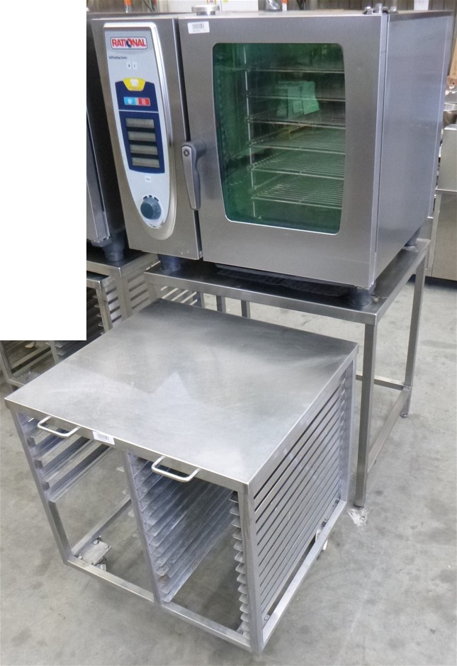 Rational Self Cooking Center 6 Tray Benchtop Stainless Steel Combi Oven