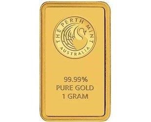 1g Perth Mint Gold Bar
