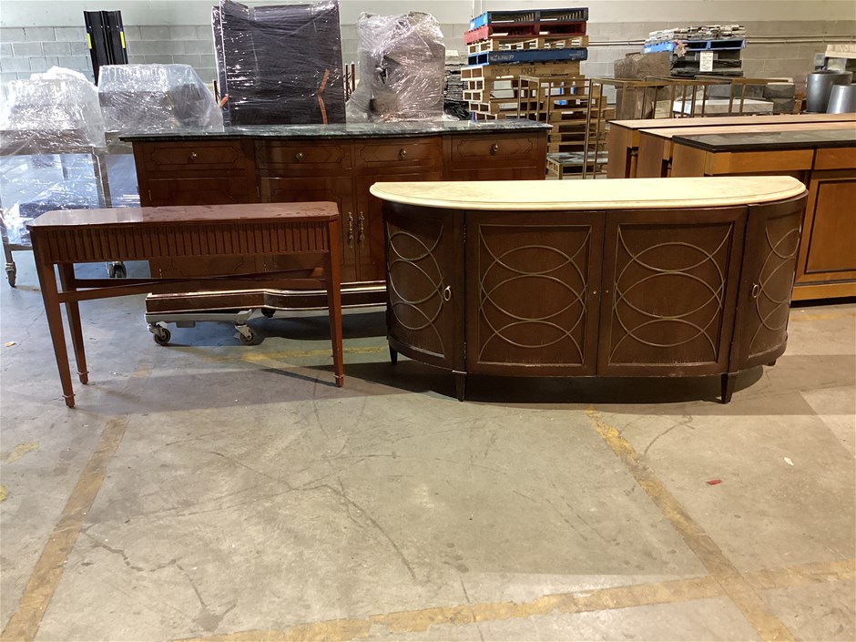 <p>Wooden Cabinets x 3</p>