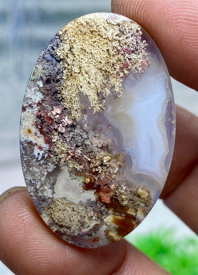 36.75 CT Spectacular Natural Moss Agate