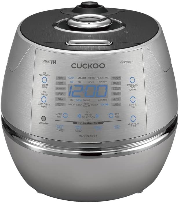 (CRP-CHSS1009F) CUCKOO 10-Cup Induction Heating Pressure Rice Cooker & Warm