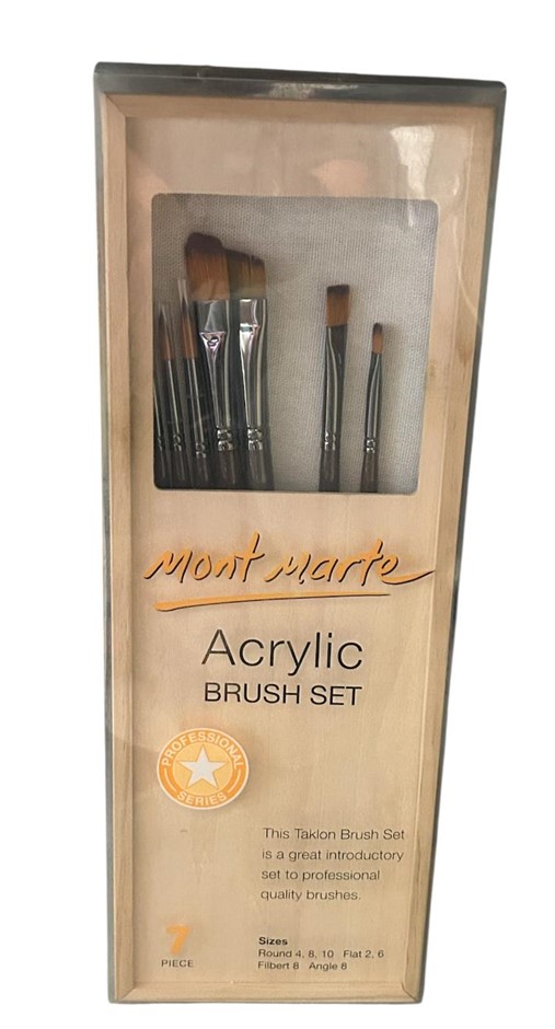 MONT MARTE Acrylic Brush Set
