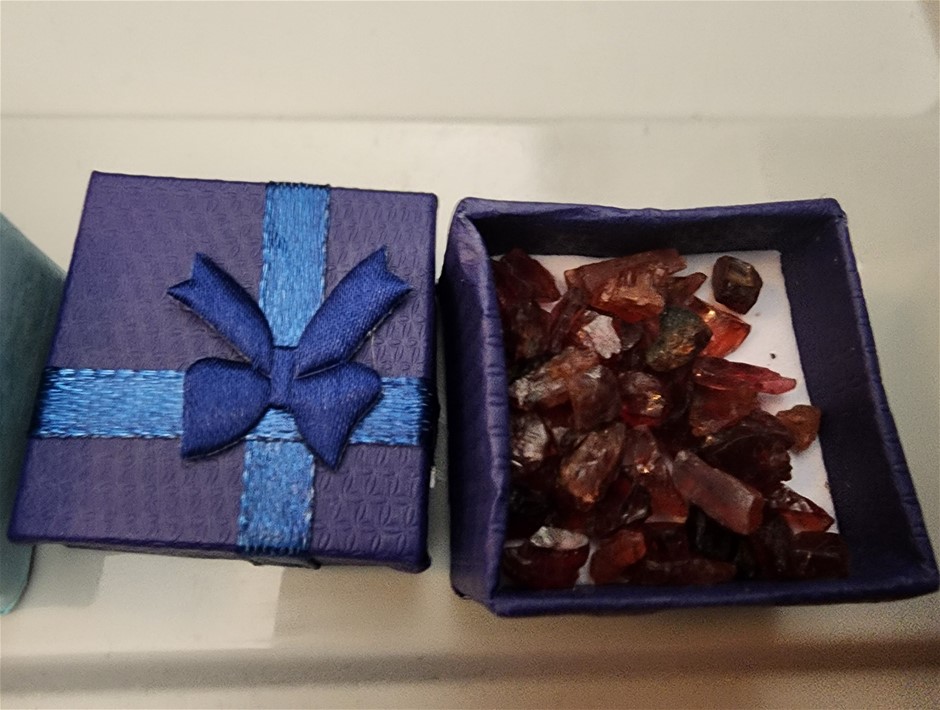 Red Natural Raw Earth Mined Garnets from Pacific Islands 50 Carat