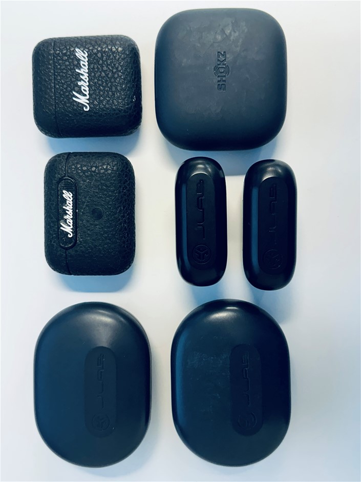 7 x Assorted charging cases only (for wireless earbuds)