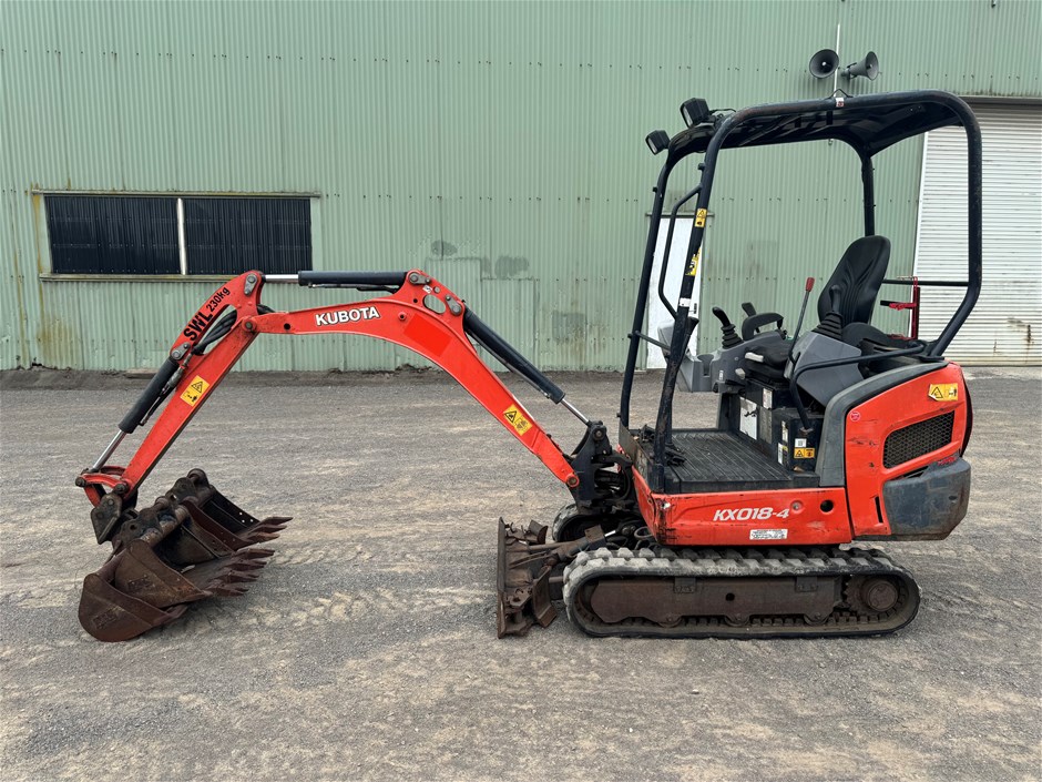 <p>Kubota  KX018-4 Hydraulic Excavator</p>