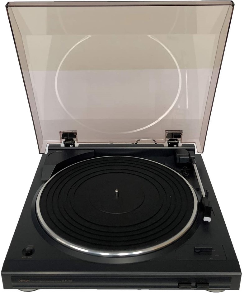 Denon DP-29FA Turntable, Fully-Automatic, Selectable ON/Off Phono Pre-Amp,