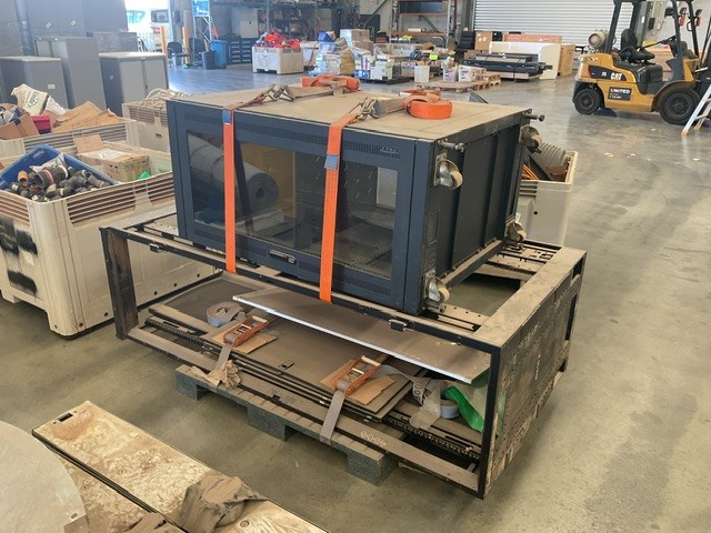 Pallet Containing Server Cabinet