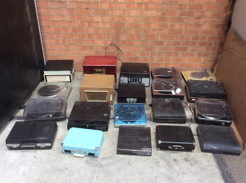 Mixed Brands Turntables, Record Players, Audio Systems And Vintage Home