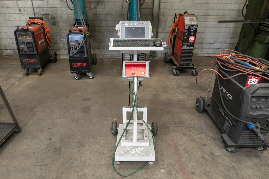 HBS Technology Handheld Electric Marking Machine with Mobile Stand