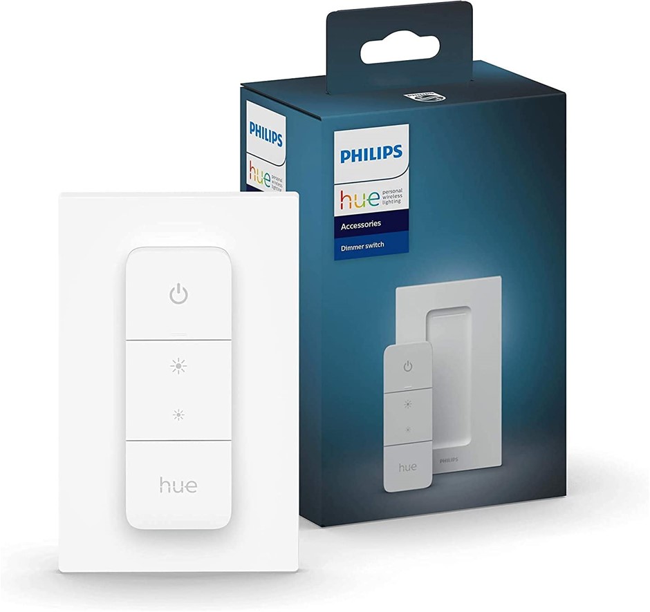 PHILIPS Hue Dimmer Switch. NB: Slightly damaged packaging & Untested.