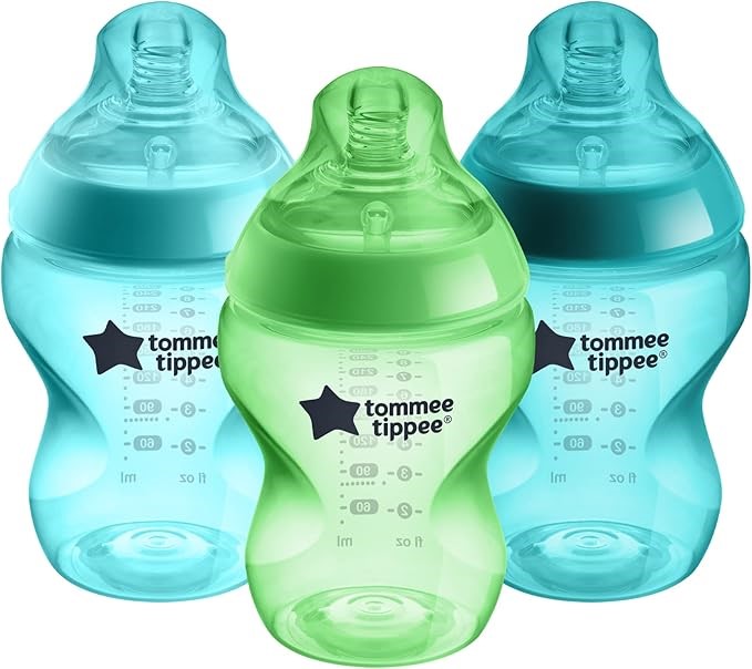 TOMME TIPPEE Closer to Nature Newborn Baby Bottles, Slow Flow Breast-Like T