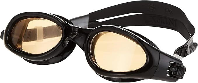 2 x INTEX Pro Master Swimming Goggles, Black/Orange.