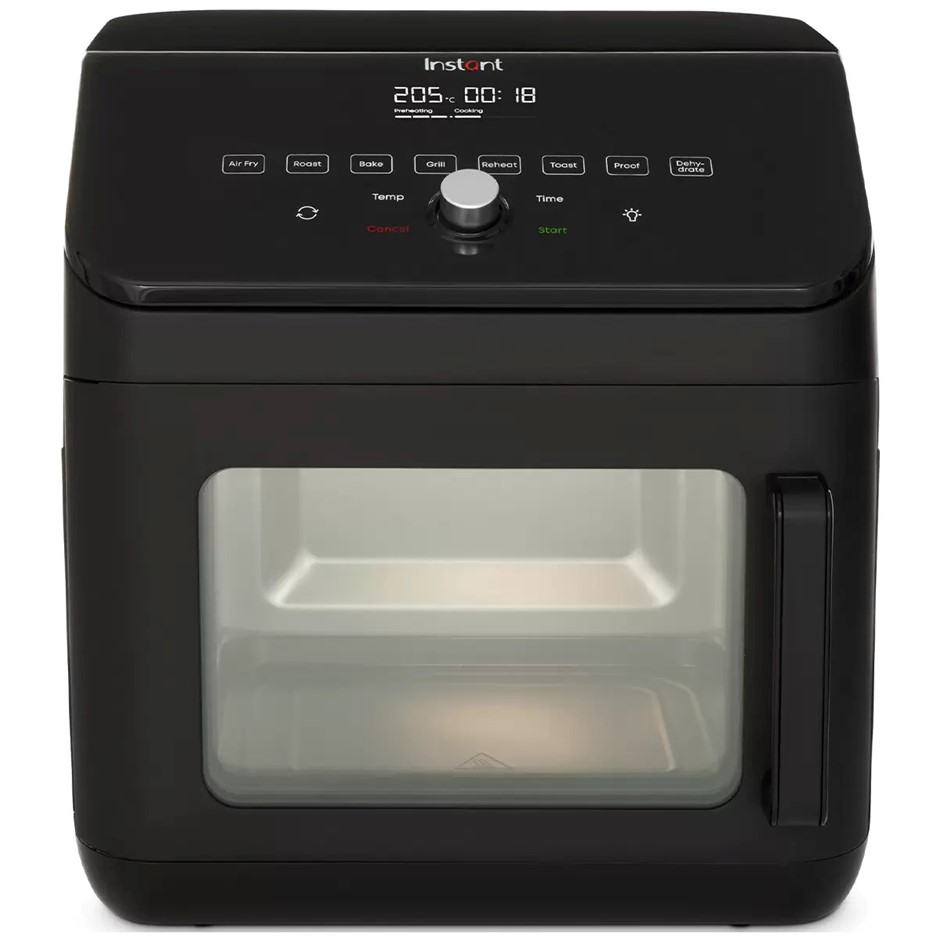 INSTANT POT Vortex Plus Air Fryer Oven, Black, 13L, Model 140-4125-01-AU.