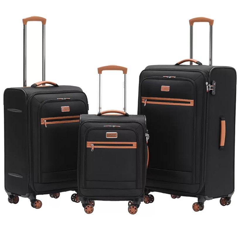 TOSCA Park Avenue 3 Piece Luggage Set, Small 53cm, Medium 67 cm, Large 78 c