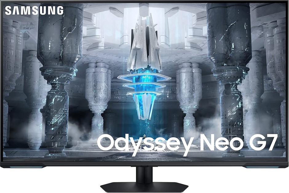 SAMSUNG Odyssey Neo G70NC, 43-inch Gaming Monitor, White.