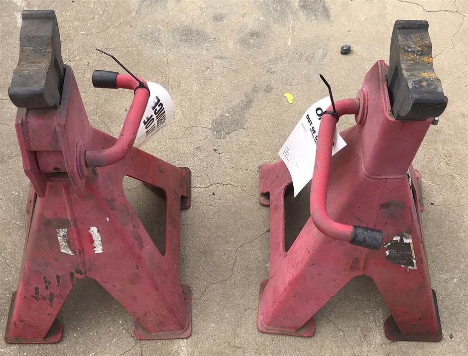 4x Axel Stands - 8.0t - Emerald